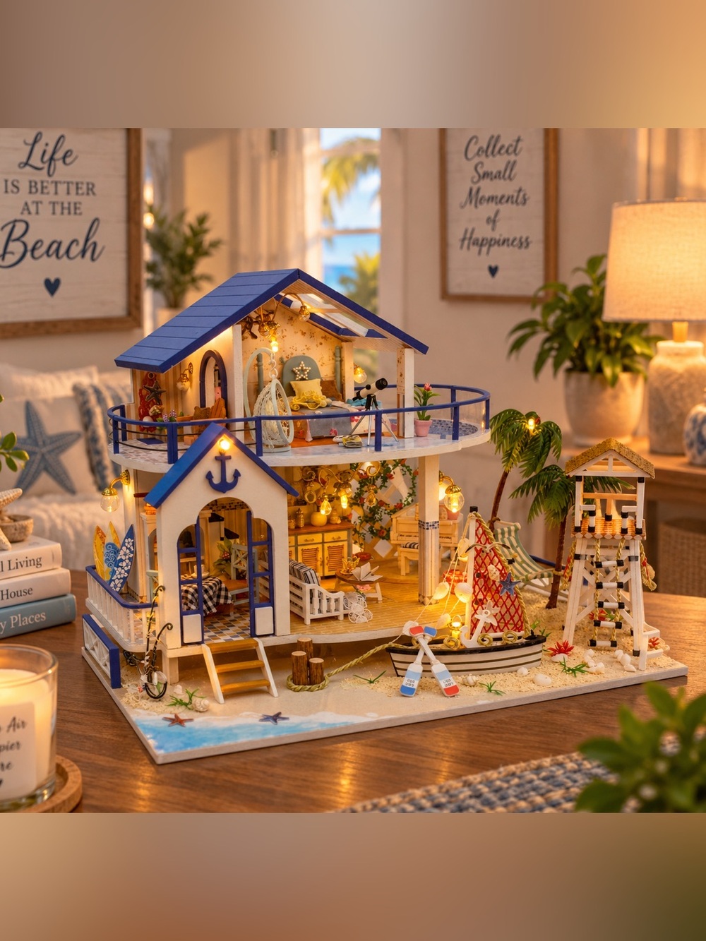 Summer By The Sea DIY Miniature Beach House Ki